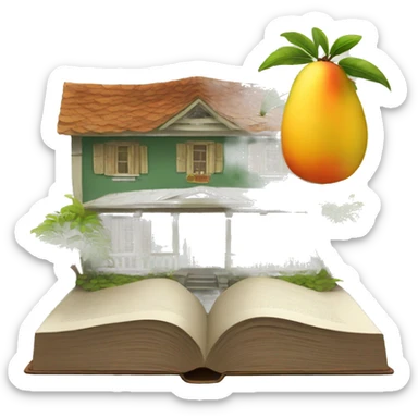 mango book house sticker