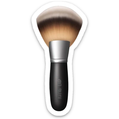 makeup brush sticker