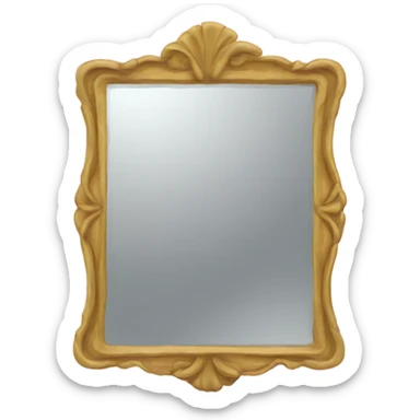 mirror sticker