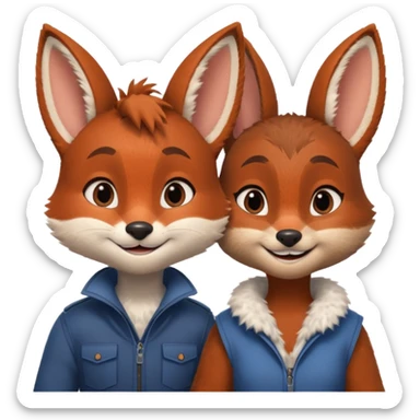 Nick and Judy sticker