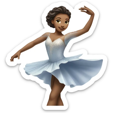 figure skating sticker