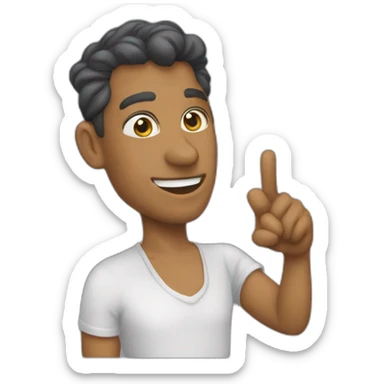 👍 mais le pouce est à 90⁰ sticker