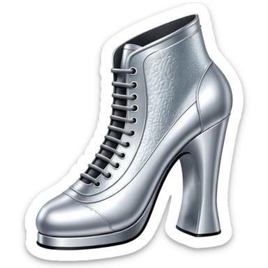 thierry mugler style spam can shoe sculpture  sticker