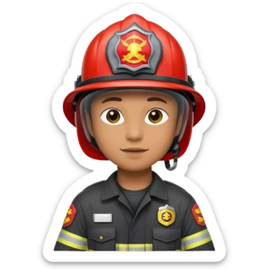 firefighter sticker