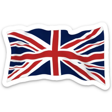 Union Jack flag  sticker