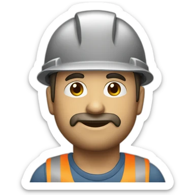 Arquitecto residente de obra sticker