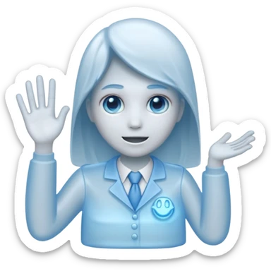 Ghost Customer Service Agent  sticker