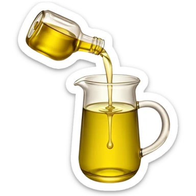Olive oil making sticker