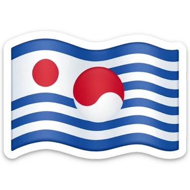 Make a emoji flag of tokushima (district of Japan) sticker