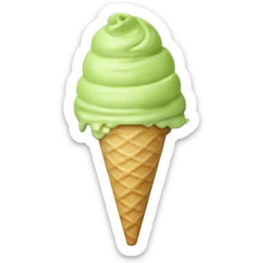 pistachio ice cream sticker