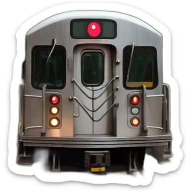 NYC Mta one train sticker