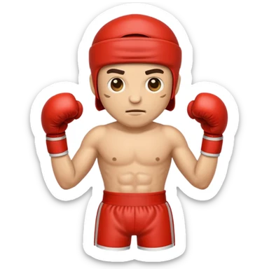 man boxer  sticker