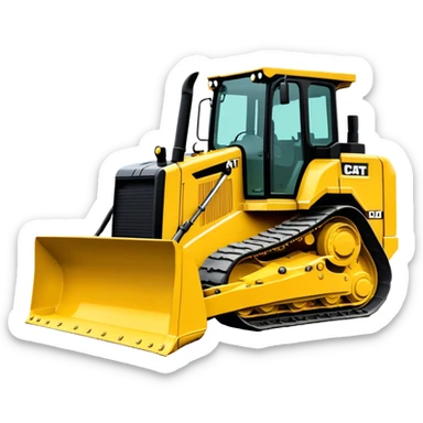 Bulldozer - CAT D6T (Model Year: 2021) (Iconic colour: Yellow) sticker