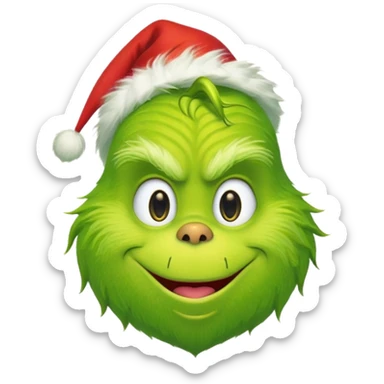 Grinch sticker
