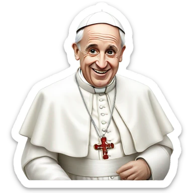 Pope Francis sticker