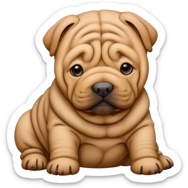 Shar-pei sticker
