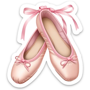 Pointe ballet shoes￼￼ sticker