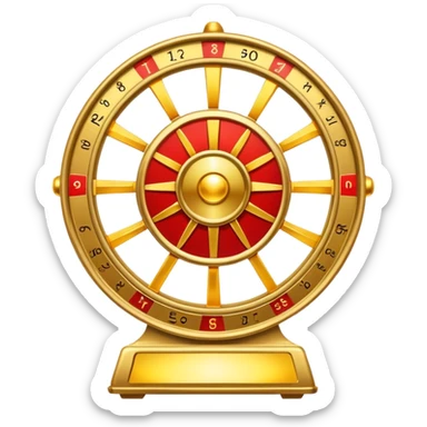 The fortune wheel Tarot Card sticker