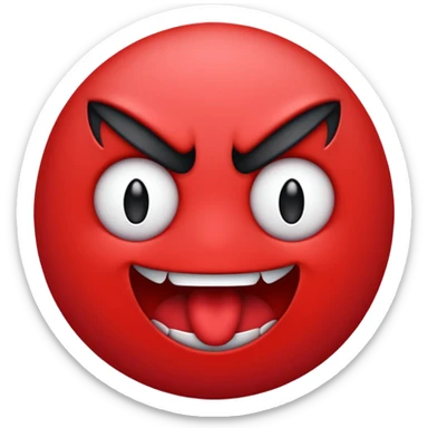 😈plus this emoji 👅 but make it like evil sticker