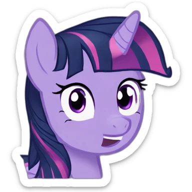 Twilight sparkle sticker