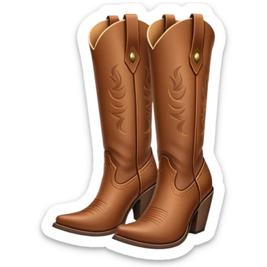 Cowgirl boots sticker
