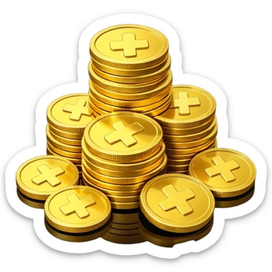 Dinero fácil de dibujar  sticker