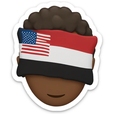 african american flag soulaan sticker
