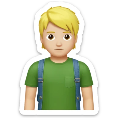 A Roblox noob  sticker