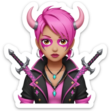 Zoey of KPOP Demon Hunters sticker