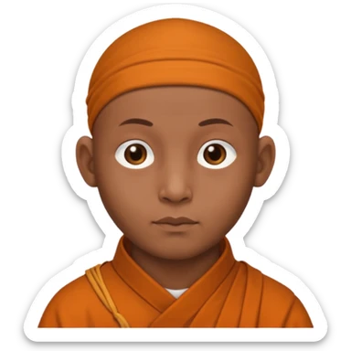 A monk sticker