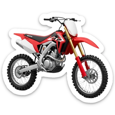 honda crf250r dirt bike sticker