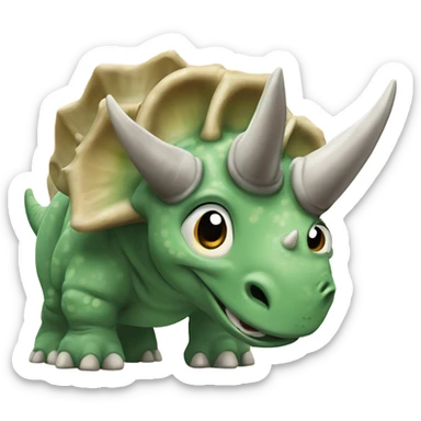 Triceratops ￼ sticker