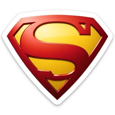 Símbolo de Superman "S" de la nueva película de James Gunn  sticker