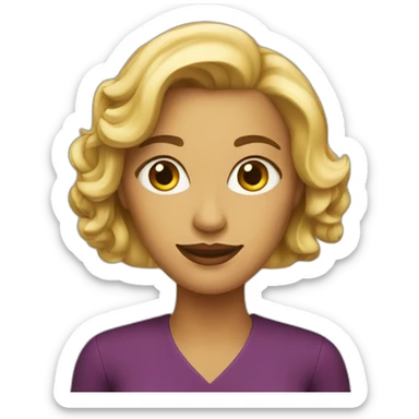 talent recruiter woman sticker