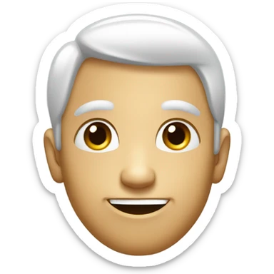 A human being flirting  sticker