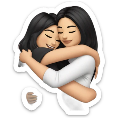kendall jenner hugging kylie jenner sticker