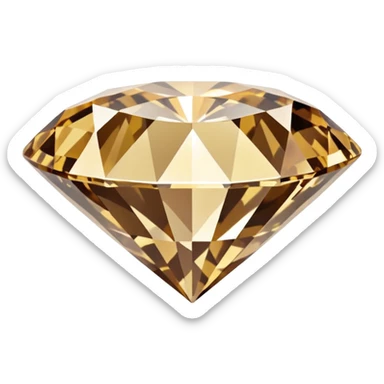 beige 56-carat diamond sticker