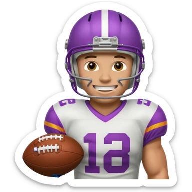 A LGBTQ American football player more LGBTQ  sticker