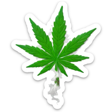 weed smoke sticker