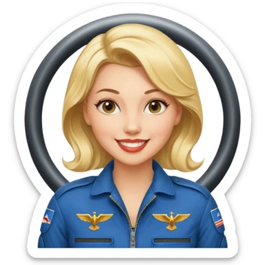 a retro military pinup fuselage decoration for the motto " not my choice, simply my destiny " sticker