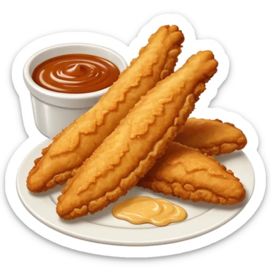 Chicken Tenders, Texas Toast, & Sauce sticker