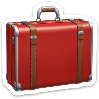 red Suitcase sticker