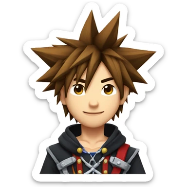 kingdom hearts sora sticker