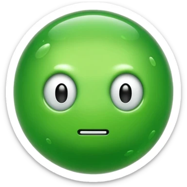 Slime petit en sphère sans visage sticker