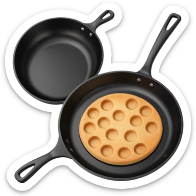 Black Fry Pan sticker