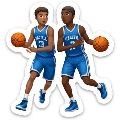 a player Defending against a player  sticker