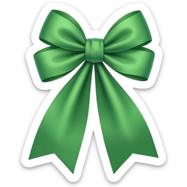 Give me green ribboncreat green ribbon emoji emoji sticker