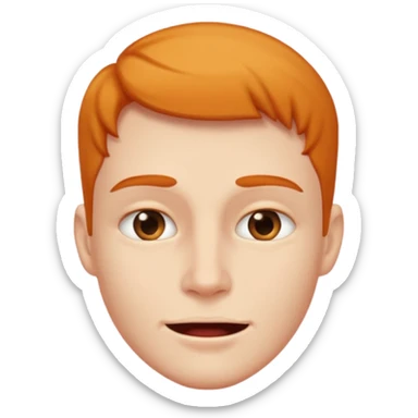 Someone mewing sticker