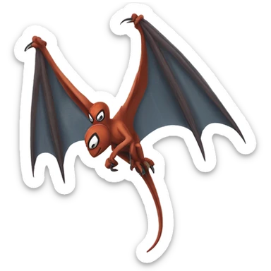 Pterodactyl Spider-Man sticker