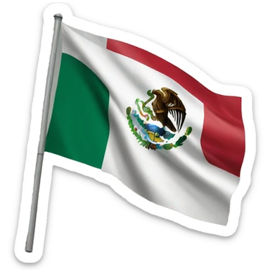 Mexico flag sticker